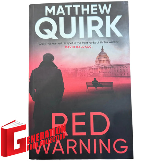 Red Warning by Matthew Quirk original espionage thriller book cover