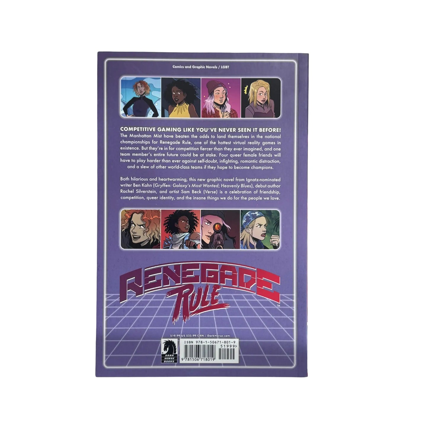 Back cover details of Renegade Rule imported edition