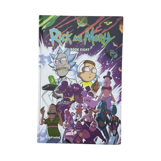 Rick and Morty Book Eight Deluxe Edition original hardcover art