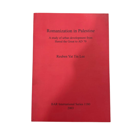 Romanization in Palestine (BAR International)