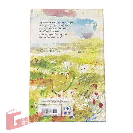 Back cover details of Sea Prayer imported edition
