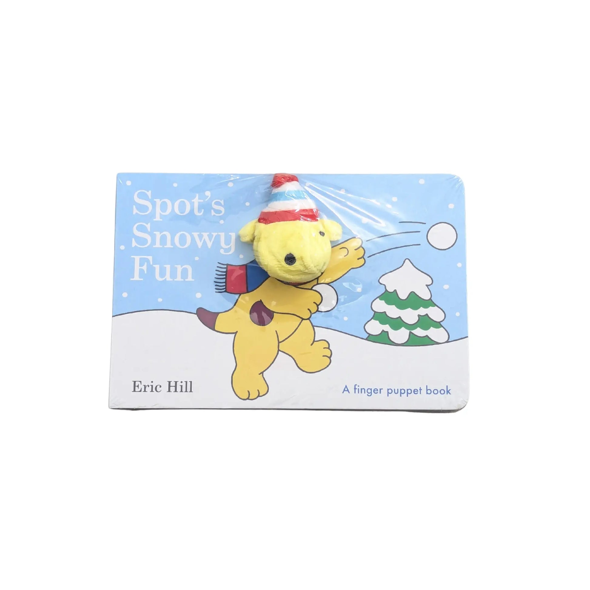Spot's Snowy Fun by Eric Hill original children's board book cover