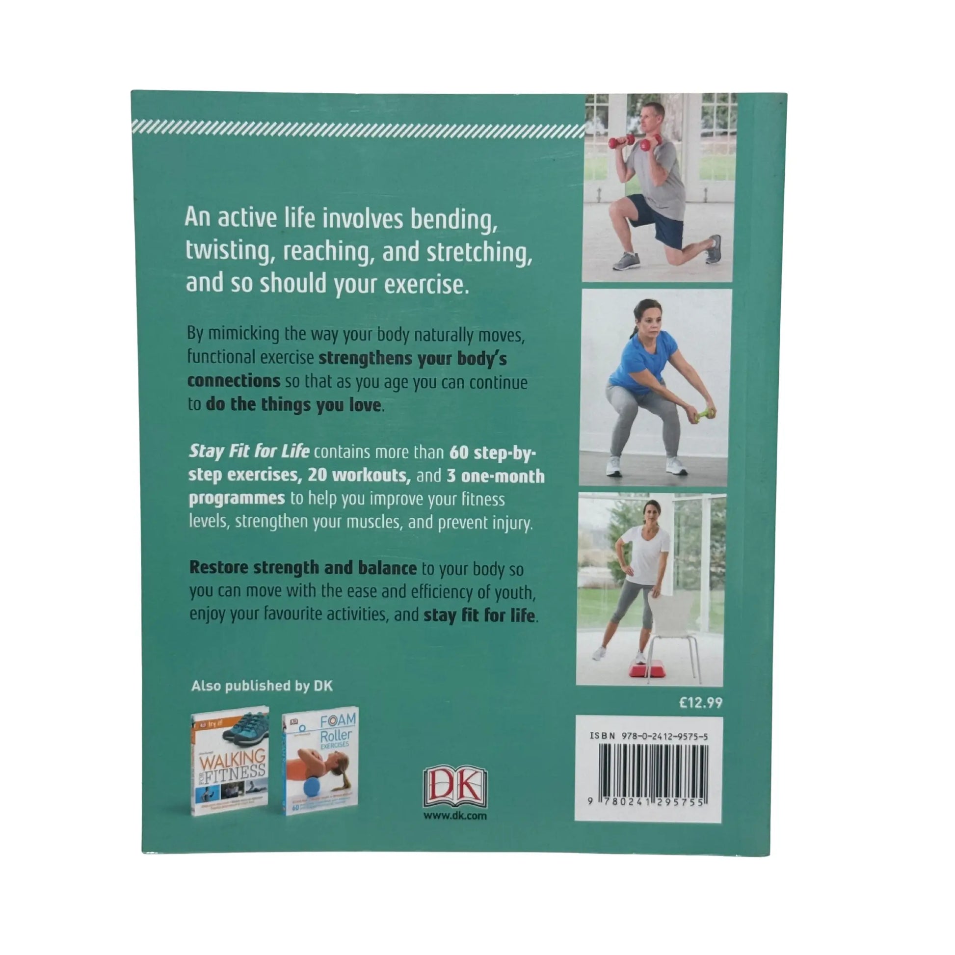 Back cover details of Stay Fit For Life imported edition