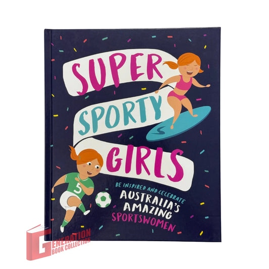 Super Sporty Girls original children's sports book cover