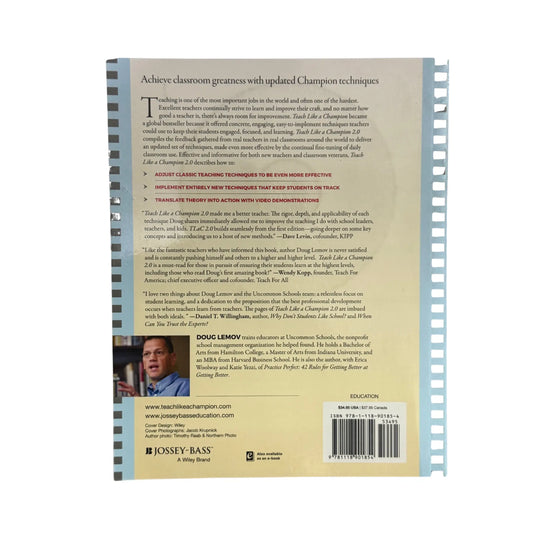 Teach Like a Champion 2.0 62 Techniques that Put Students on the Path to College