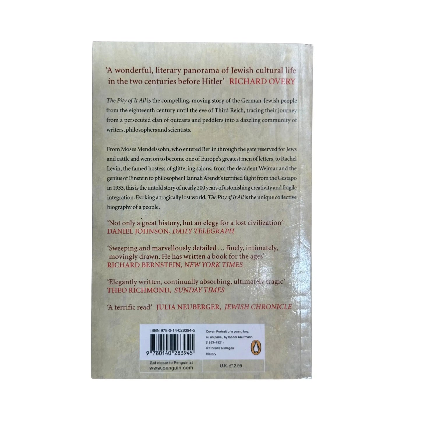 The Pity of It All : A Portrait of Jews in Germany 1743-1933
