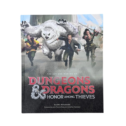 The Art and Making of Dungeons & Dragons Honor Among Thieves original art book cover