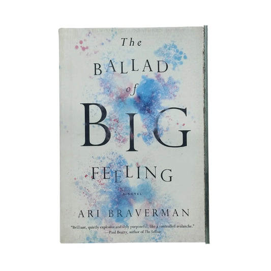 The Ballad of Big Feeling by Ari Braverman original book cover design