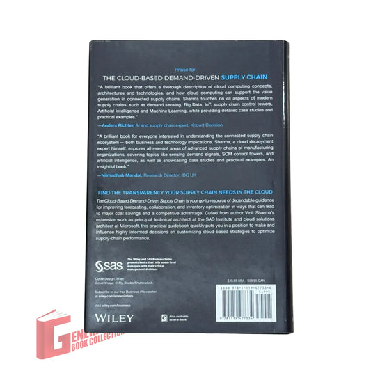 The back cover and synopsis of the original The Cloud-Based Demand-Driven Supply Chain book.