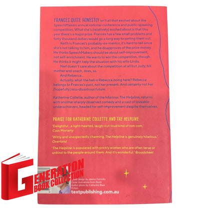 Back cover details of The Competition imported edition
