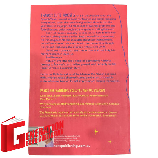 Back cover details of The Competition imported edition