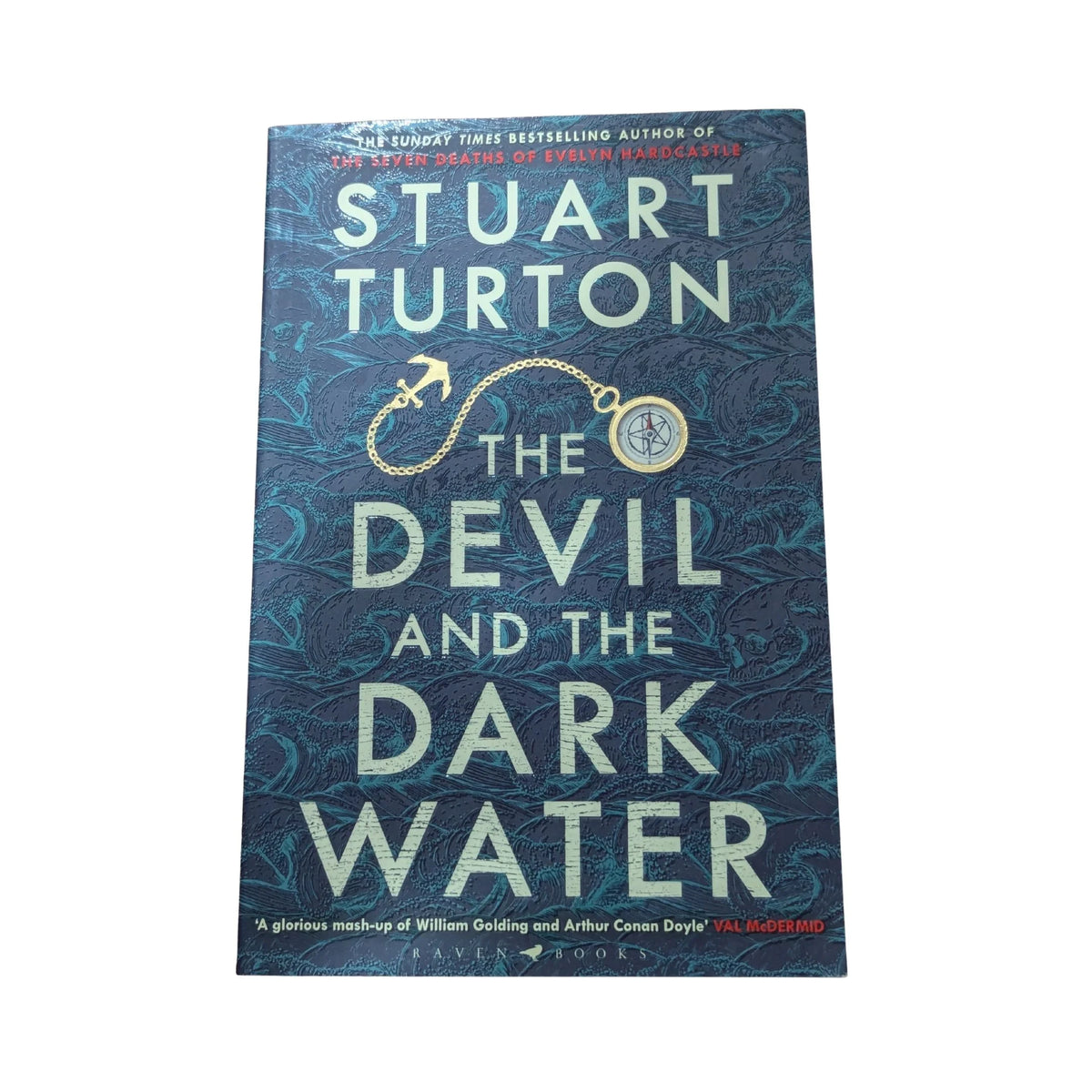 The Devil and the Dark Water by Stuart Turton, Raven Books paperback historical mystery novel cover