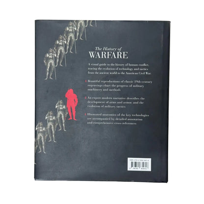 Back cover details of The History of Warfare imported edition