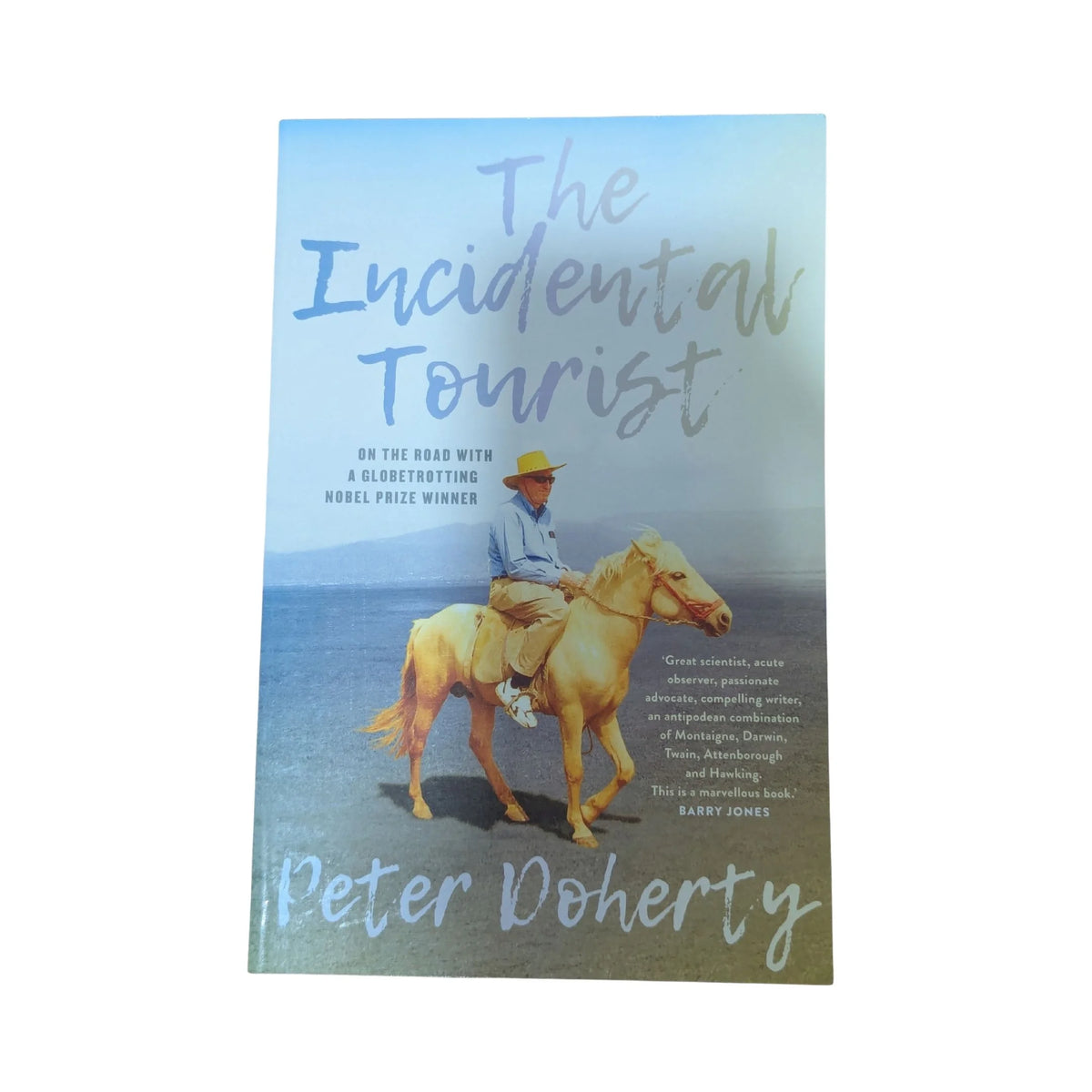 Front cover of The Incidental Tourist by Peter Doherty, published by Melbourne University Press.