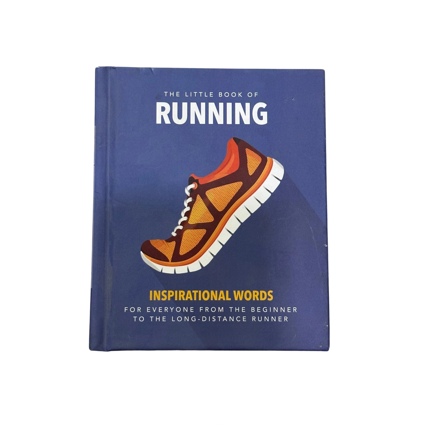 Official front cover of The Little Book of Running Quips and Tips for Motivation by OH, a genuine imported fitness and motivation book.