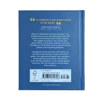 Back cover details of The Little Book of Wilderness imported edition