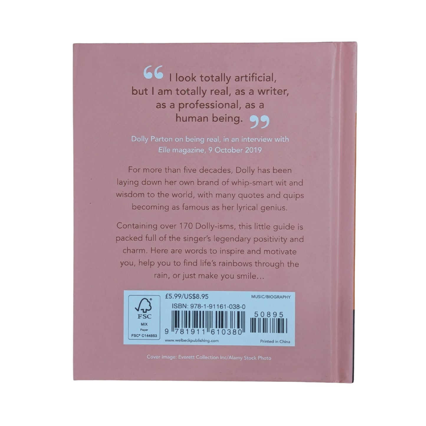 Back cover details of The Little Guide to Dolly Parton imported edition