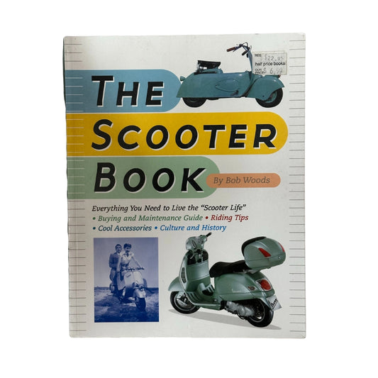 The Scooter Book by Bob Woods original book cover design