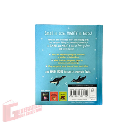 Back cover details of The Small and Mighty Book of Penguins imported edition