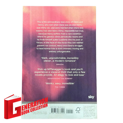 Back cover details of The Time Traveller's Wife imported edition