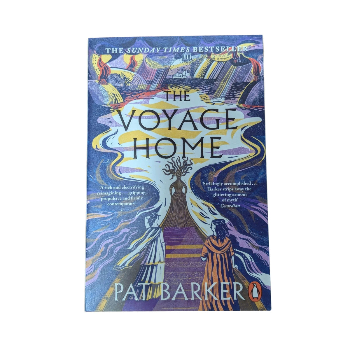 Front cover of The Voyage Home by Pat Barker, a historical fiction novel retelling the aftermath of the Trojan War through the lives of Cassandra and Clytemnestra