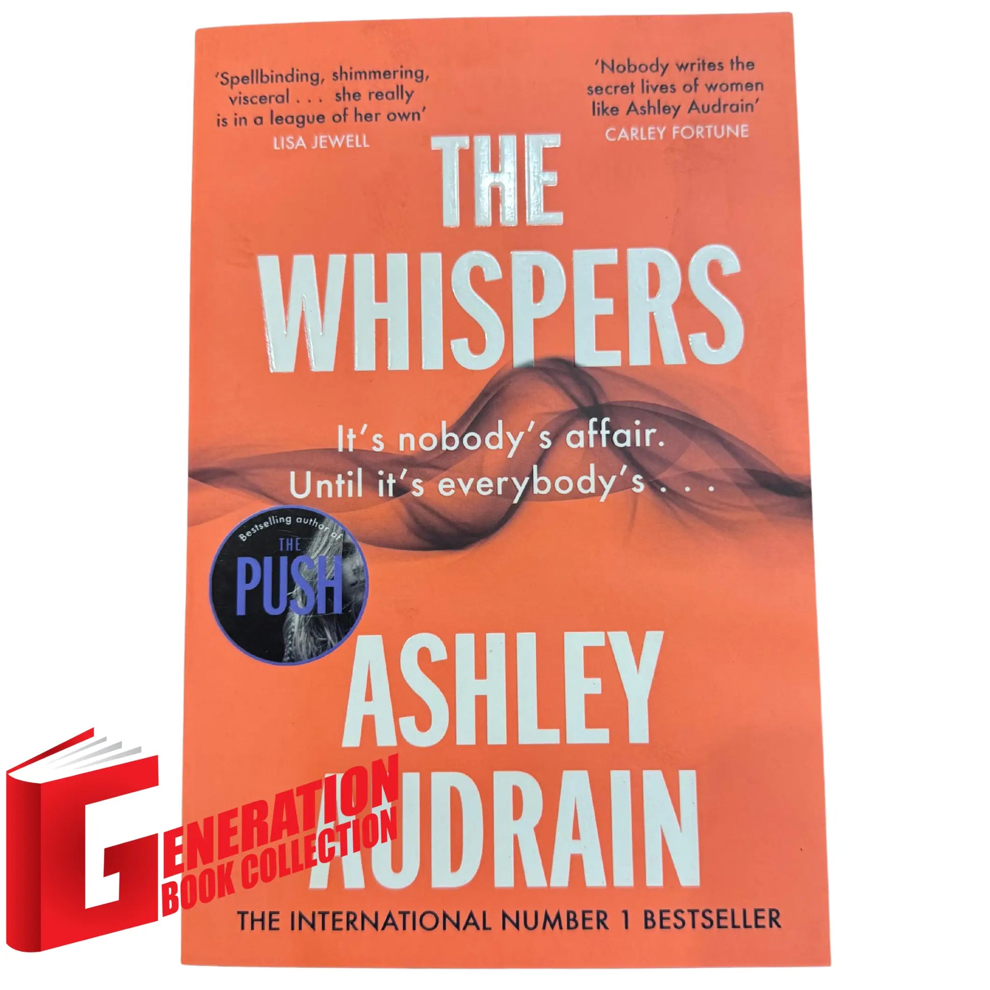 The Whispers by Ashley Audrain original psychological thriller book cover