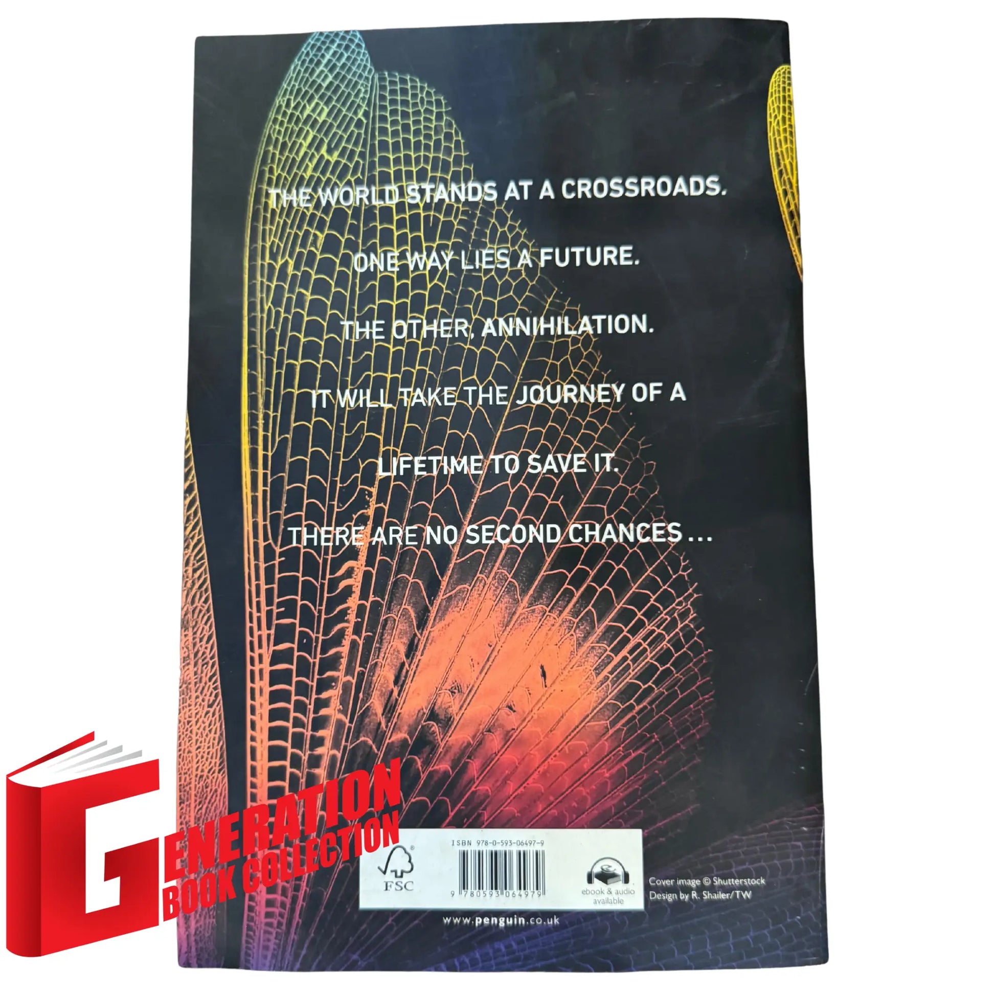 Back cover details of The Year of the Locust imported edition