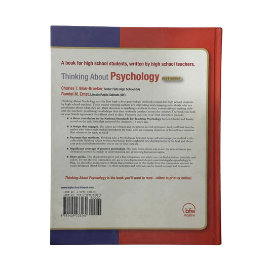 Thinking About Psychology