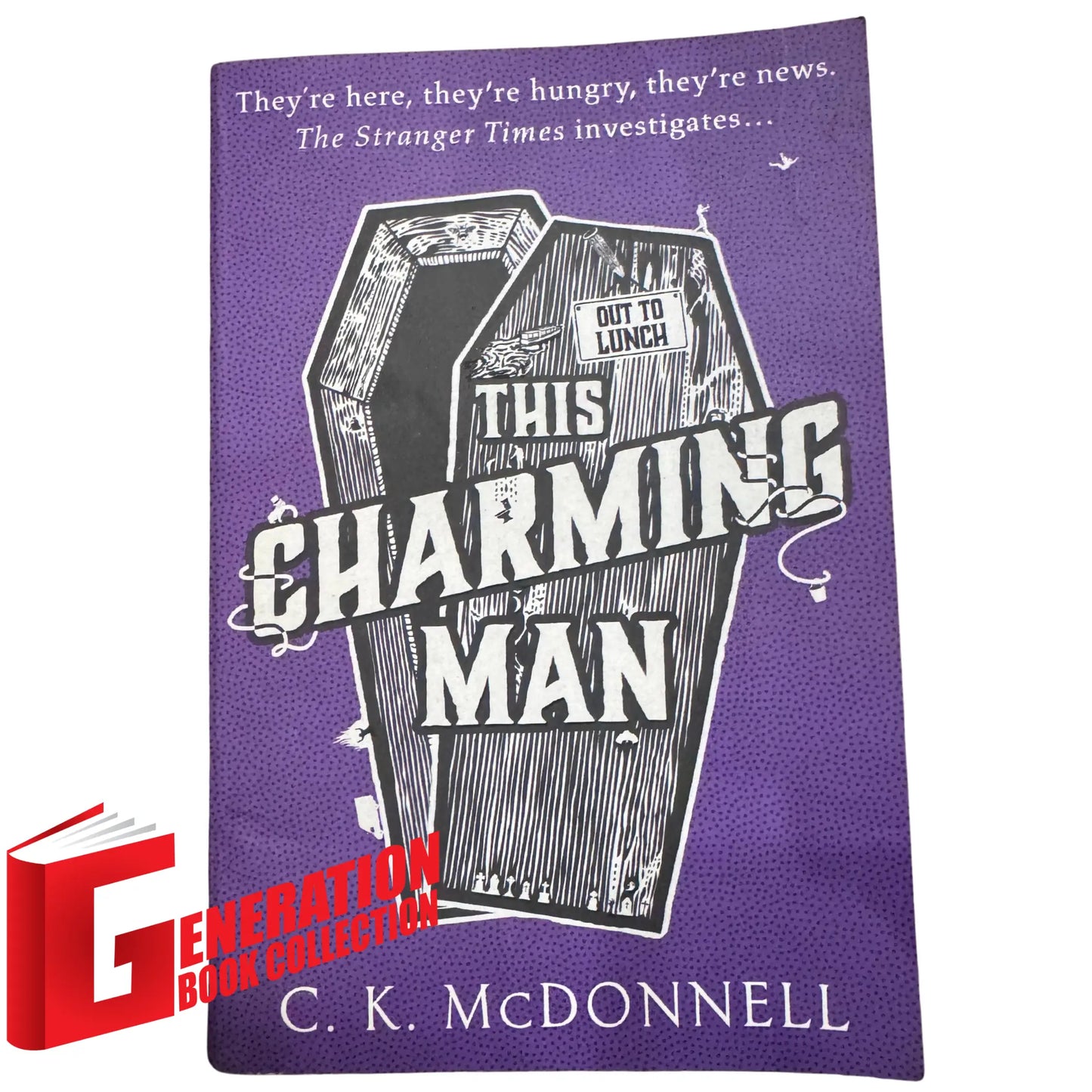 Official front cover of This Charming Man by C.K. McDonnell, a genuine imported urban fantasy comedy novel.