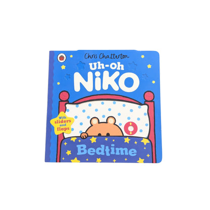The front cover of Uh-Oh, Niko: Bedtime by Ladybird, available as an original imported copy at Generation Books Collection Pakistan.