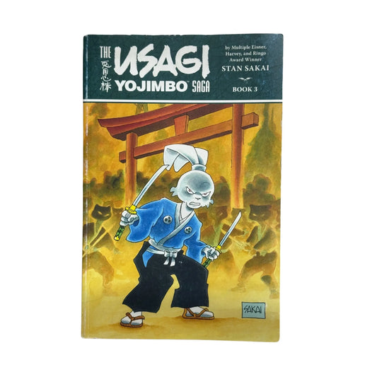 Usagi Yojimbo Saga Vol. 3 by Stan Sakai original samurai graphic novel cover