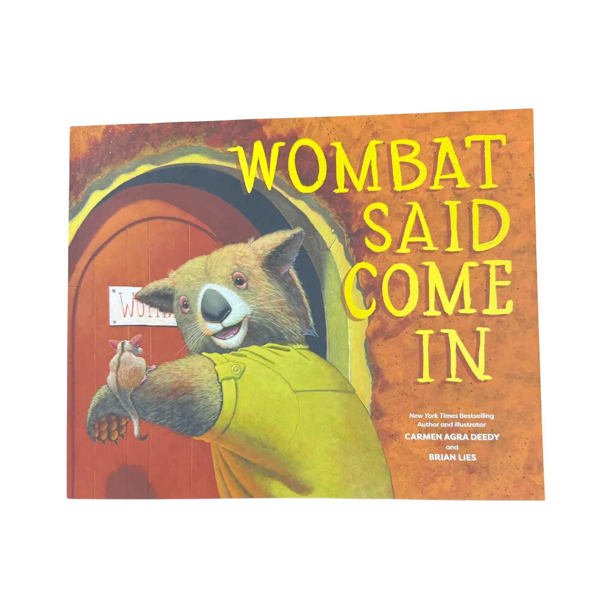 Wombat Said Come In by Carmen Agra Deedy original children's picture book cover